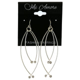Mi Amore Dangle-Earrings Silver-Tone