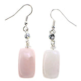 Mi Amore Dangle-Earrings White/Silver-Tone