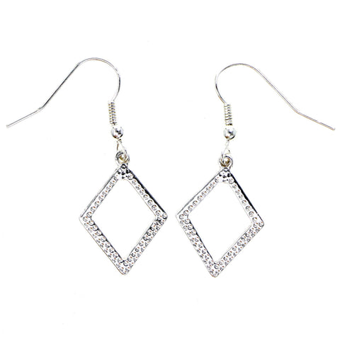Mi Amore Dangle-Earrings Silver-Tone