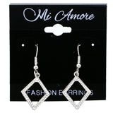Mi Amore Dangle-Earrings Silver-Tone