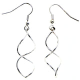 Mi Amore Dangle-Earrings Silver-Tone