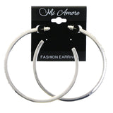 Mi Amore Dangle-Earrings Silver-Tone