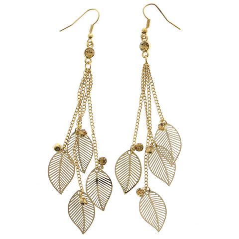 Mi Amore Dangle-Earrings Gold-Tone/Yellow