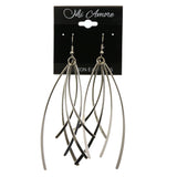 Mi Amore Dangle-Earrings Silver-Tone