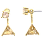 Mi Amore Drop-Dangle-Earrings Gold-Tone/Multicolor