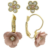 Mi Amore Multiple-Earring-Set Gold-Tone/Pink