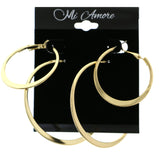 Mi Amore Multiple-Earring-Set Gold-Tone