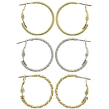 Mi Amore Multiple-Earring-Set Gold-Tone/Silver-Tone