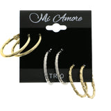 Mi Amore Multiple-Earring-Set Gold-Tone/Silver-Tone