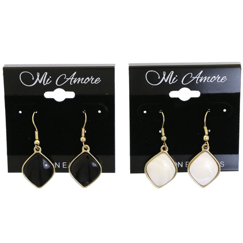 Mi Amore Multiple-Earring-Set Gold-Tone/Multicolor