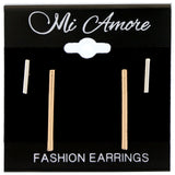 Mi Amore Multiple-Earring-Set Silver-Tone/Brown