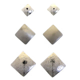 Mi Amore Multiple-Earring-Set Silver-Tone