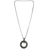 Mi Amore Statement-Necklace Dark-Silver