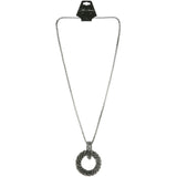 Mi Amore Statement-Necklace Dark-Silver