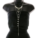 Mi Amore Adjustable Layered-Necklace Silver-Tone/Green
