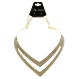 Mi Amore Adjustable Collar-Necklace Gold-Tone