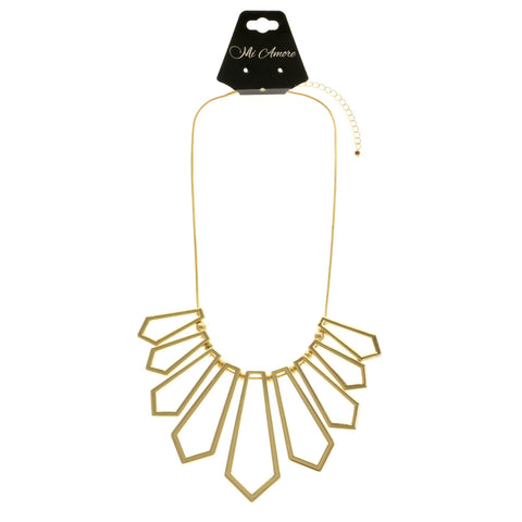Mi Amore Adjustable Fashion-Necklace Gold-Tone