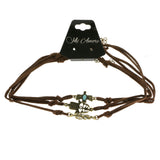 Mi Amore Hand Bird Feather Multiple-Necklace-Set Brown & Gold-Tone