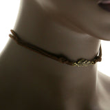 Mi Amore Hand Bird Feather Multiple-Necklace-Set Brown & Gold-Tone