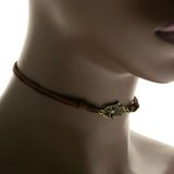 Mi Amore Hand Bird Feather Multiple-Necklace-Set Brown & Gold-Tone