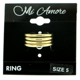 Mi Amore Multiple-Ring-Set Gold-Tone Size 5.00
