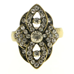 Mi Amore Sized-Ring Brass-Tone Size 6.00