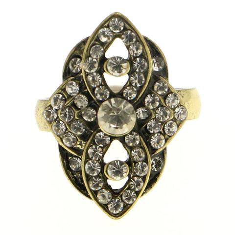Mi Amore Sized-Ring Brass-Tone Size 6.00