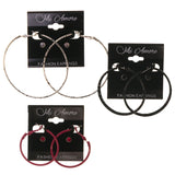 Mi Amore Multiple-Earrings-Set Silver-Tone/Multicolor