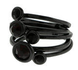 Rhodium Multiple Ring Set WHBMR1