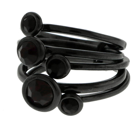 Rhodium Multiple Ring Set WHBMR1